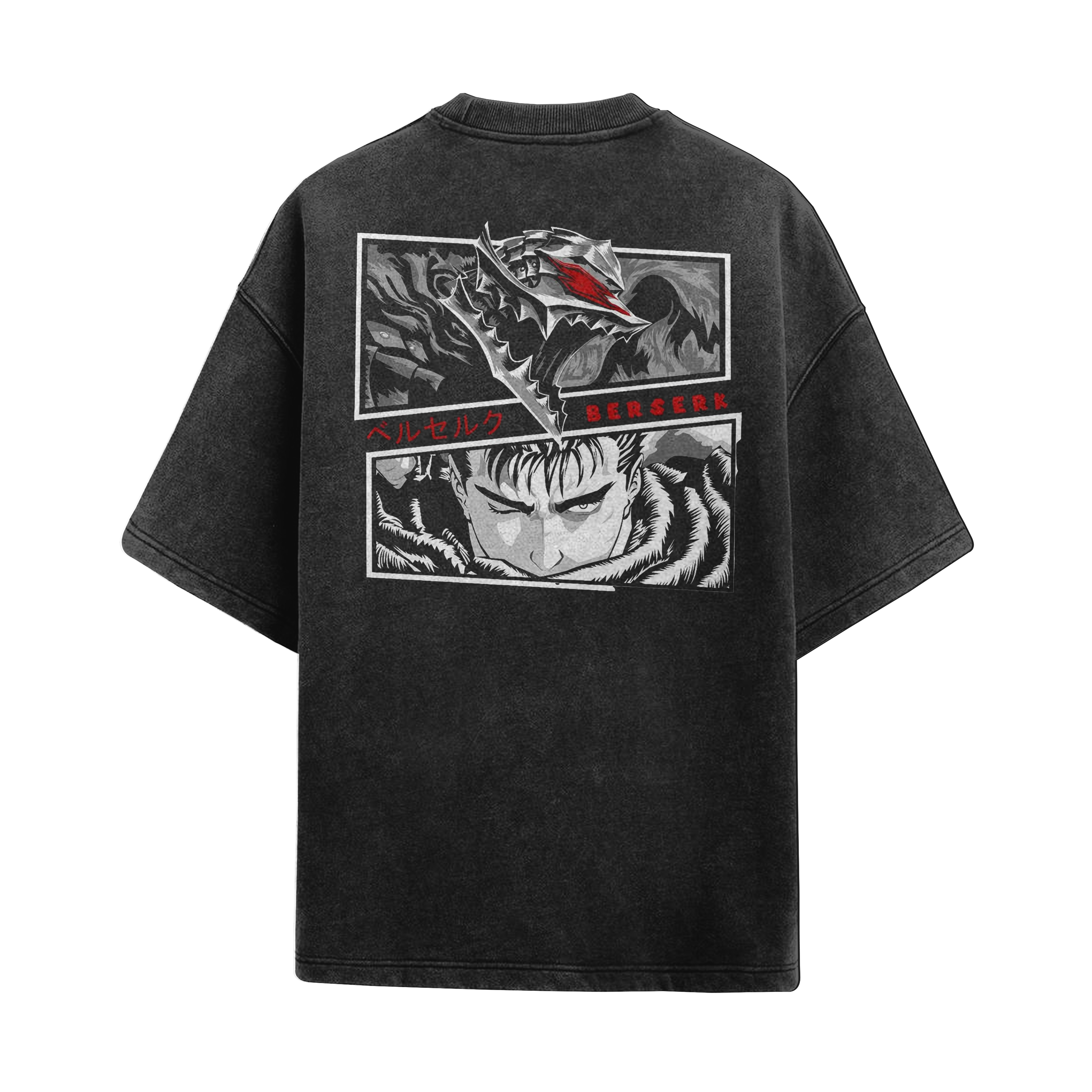 Berserk Anime Vintage Oversized T-Shirt