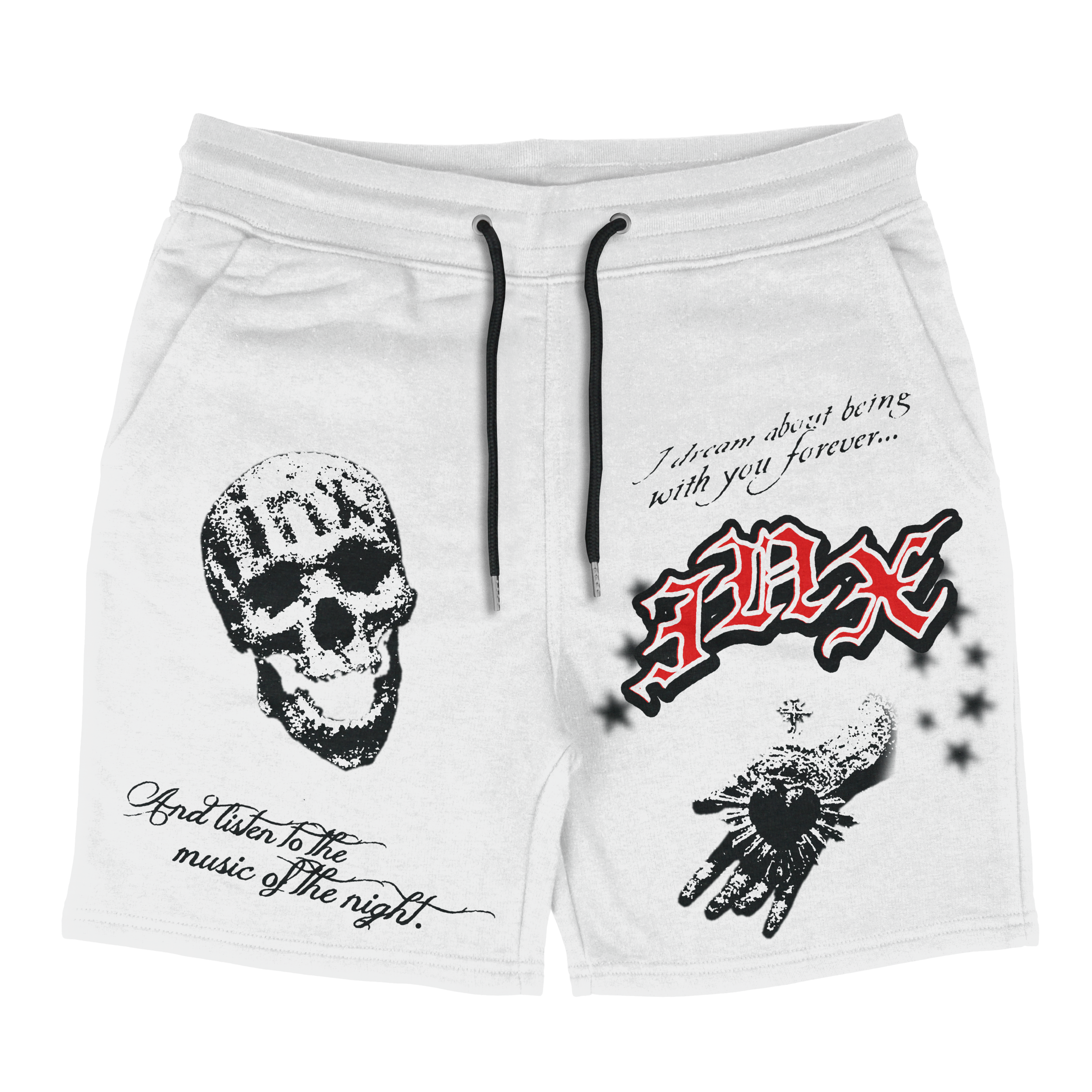 Gothic Desperation Cotton Shorts
