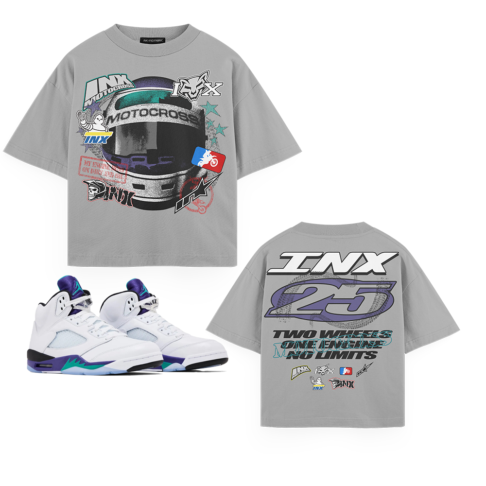 Motorcross INX Grape Oversized T-Shirt