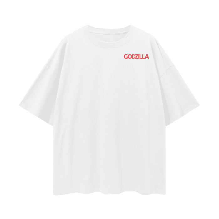 Godzilla Oversize Deep Drop Shoulder Tee