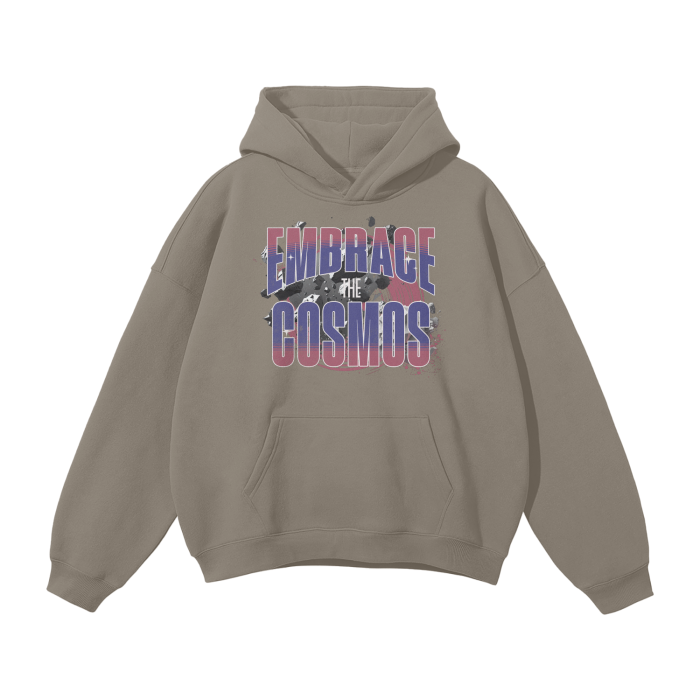 Embrace the Cosmos Oversized Premium Fleece Hoodie