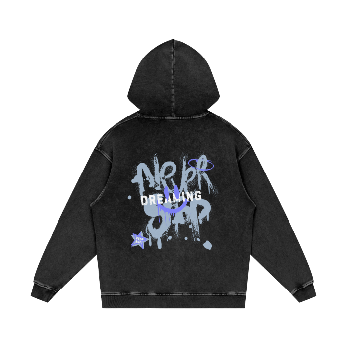 Never Stop Dreaming Vintage Oversize Hoodie