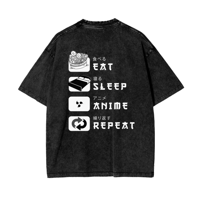 Life of an Anime Enthusiast Vintage Oversize T-Shirt