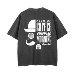 Premium Coffee Always Hot Vintage Drop Shoulder T-Shirt