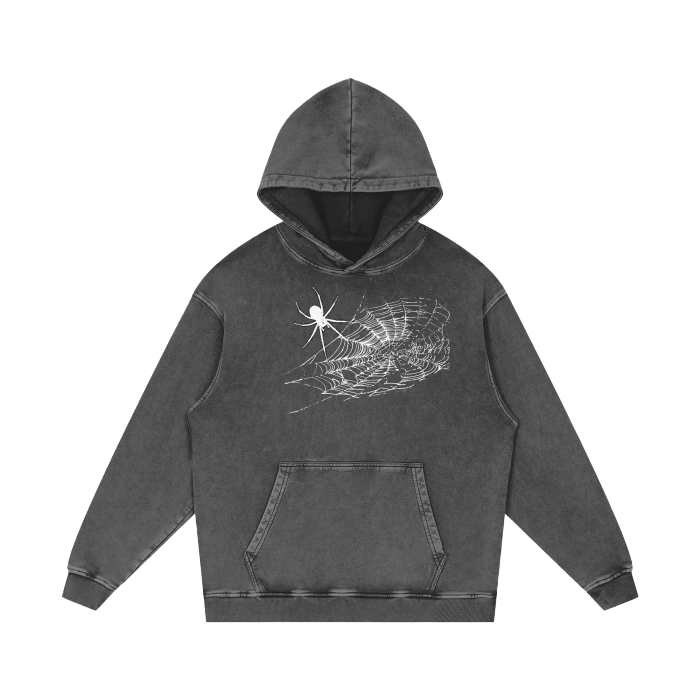 Arachnids Kingdom Vintage Oversize Hoodie