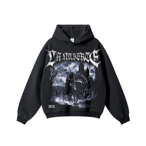 El Muerte Oversized Heavyweight Side-Pocket Hoodie