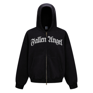 Fallen Angel Zip Up Heavyweight Hoodie