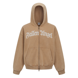 Fallen Angel Zip Up Heavyweight Hoodie
