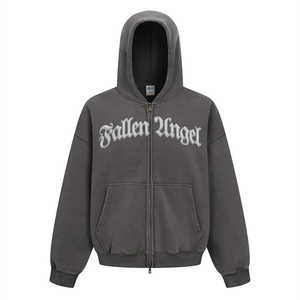 Fallen Angel Zip Up Heavyweight Hoodie