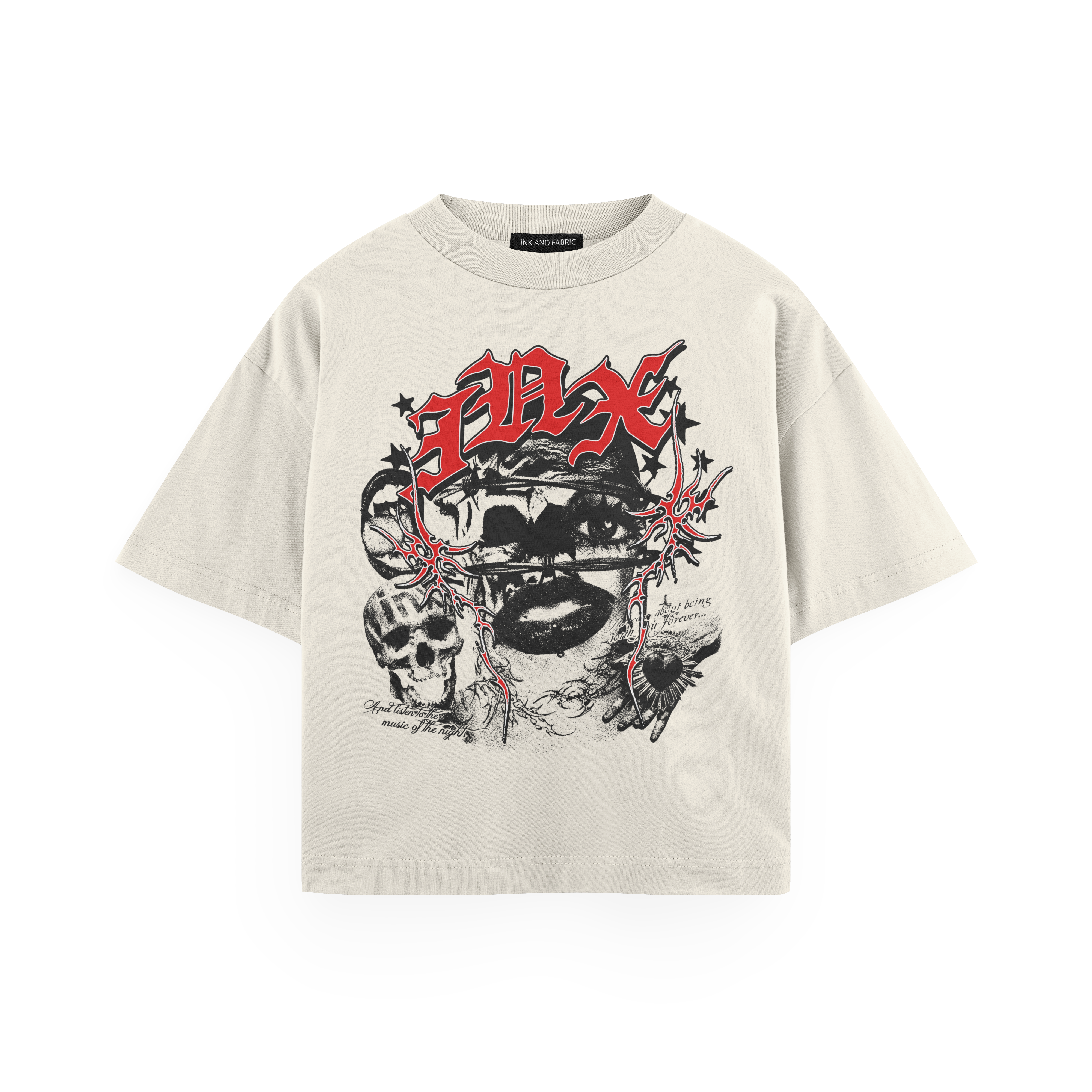 Gothic Desperation Up Oversized T-Shirt