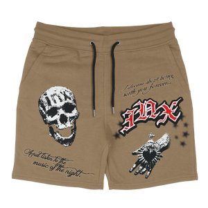 Gothic Desperation Cotton Shorts