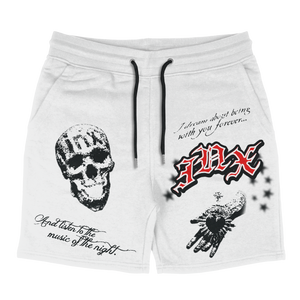 Gothic Desperation Cotton Shorts