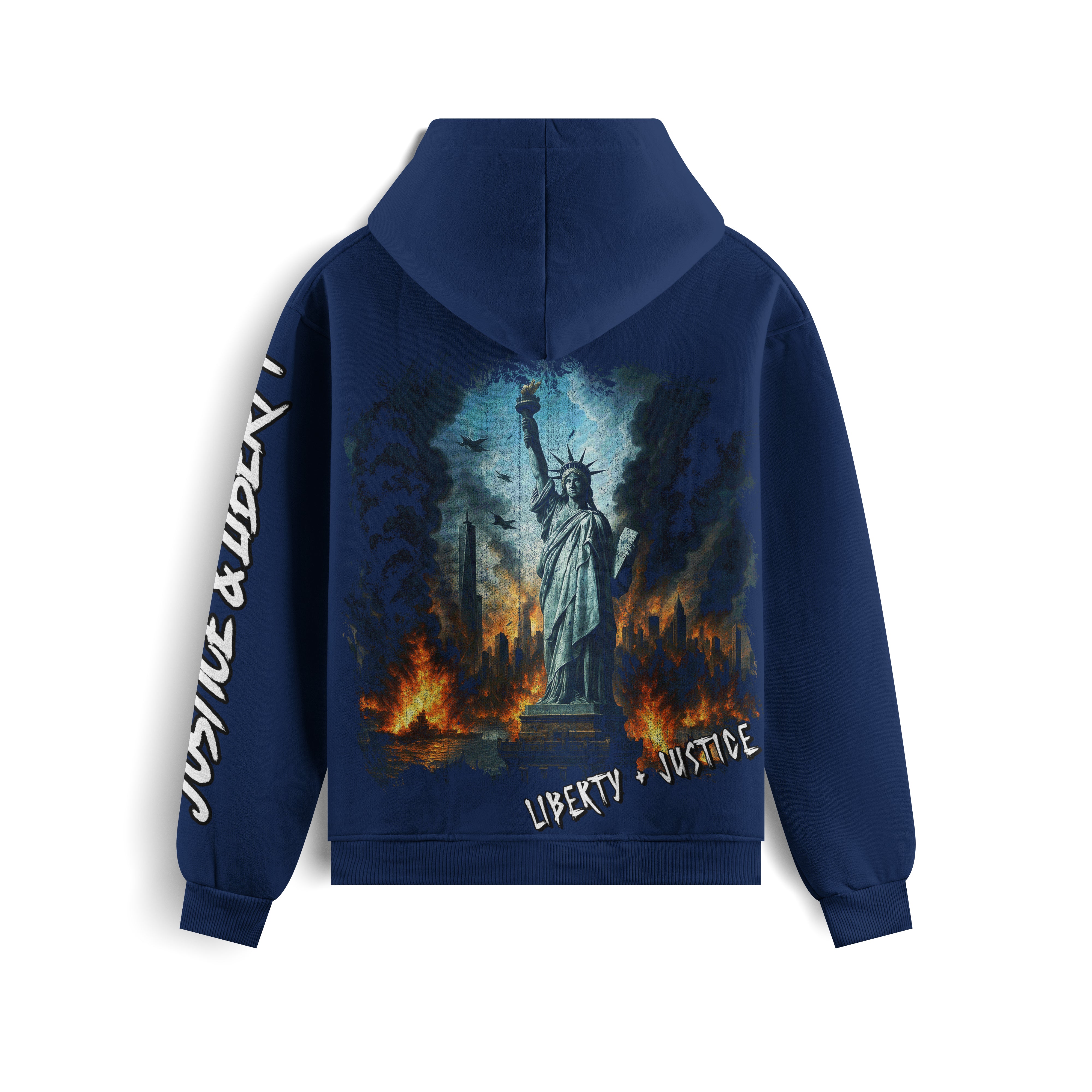 Justice and Liberty Oversized Heavyweight Hoodie