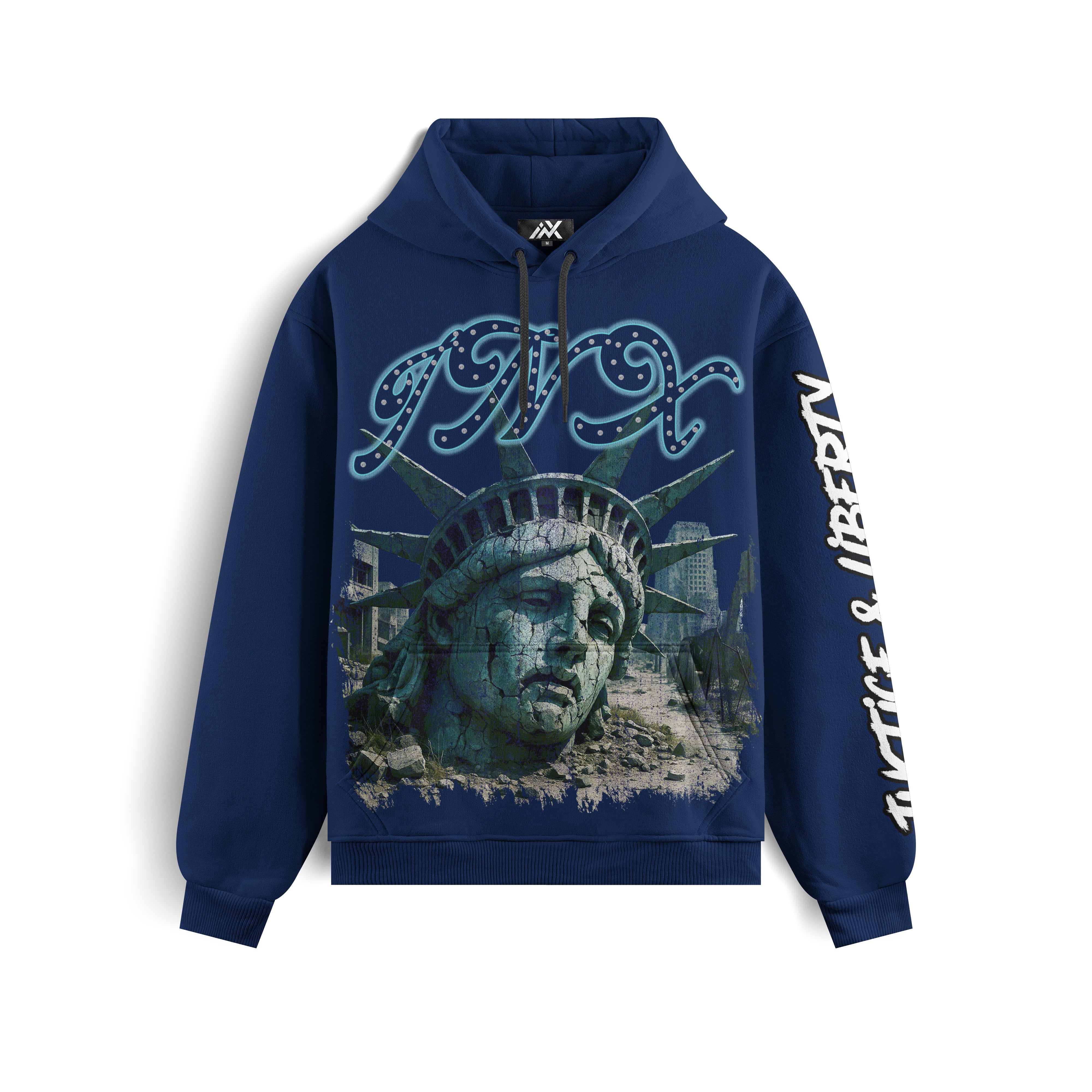 Justice and Liberty Oversized Heavyweight Hoodie