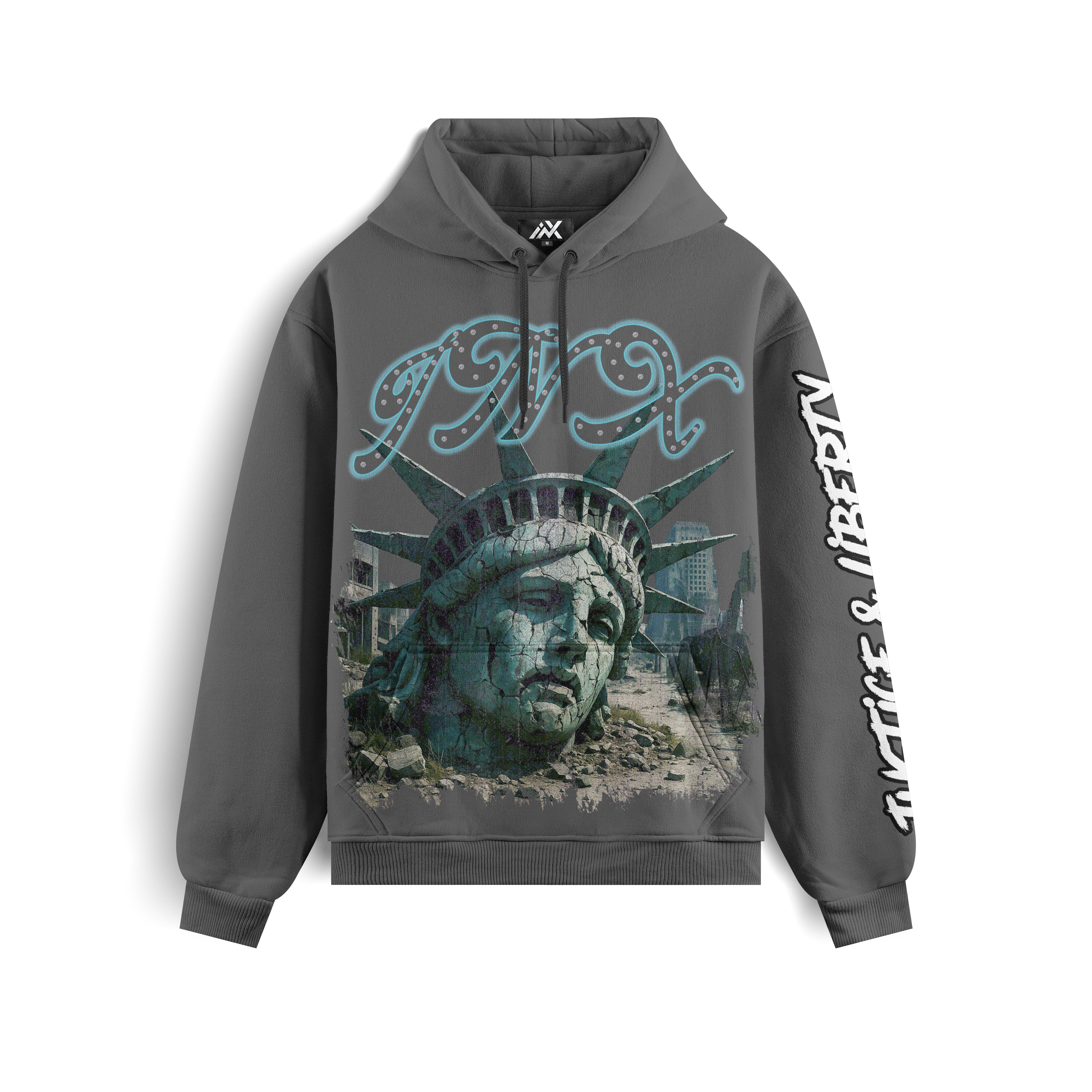 Justice and Liberty Oversized Heavyweight Hoodie