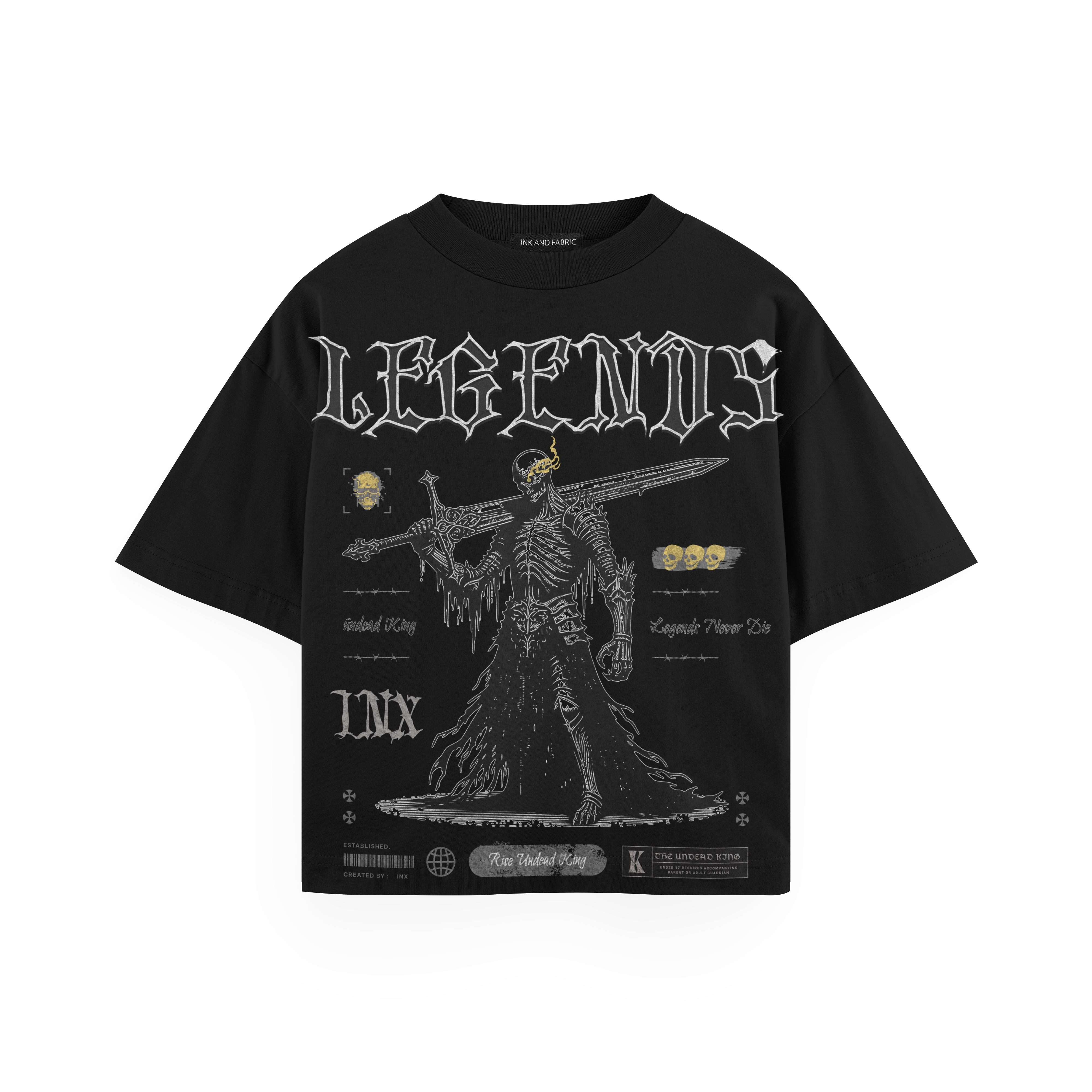 Legends Never Die Oversized T-Shirt