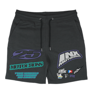 Motocross Grape Cotton Shorts