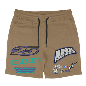 Motocross Grape Cotton Shorts