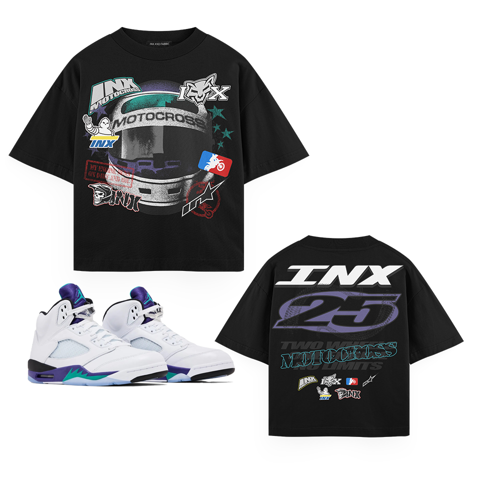 Motorcross INX  Grape Oversized T-Shirt