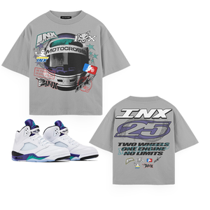 Motorcross INX  Grape Oversized T-Shirt