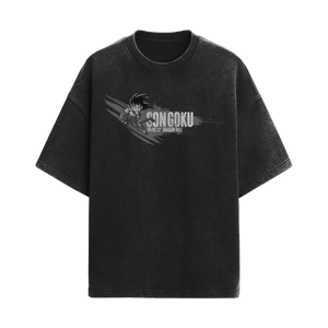 Song Goku Blue Vintage Oversized T-Shirt