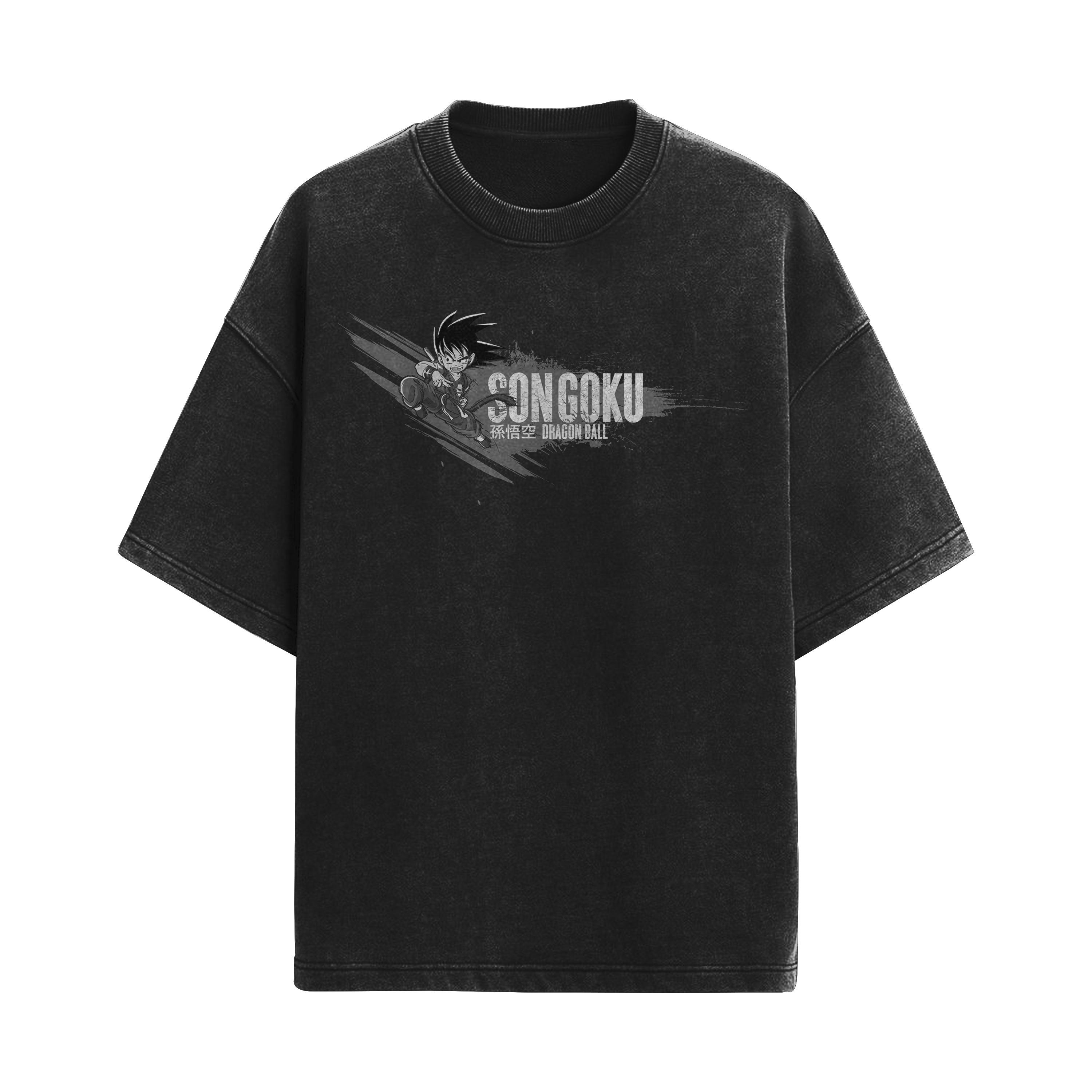 Song Goku Blue Vintage Oversized T-Shirt