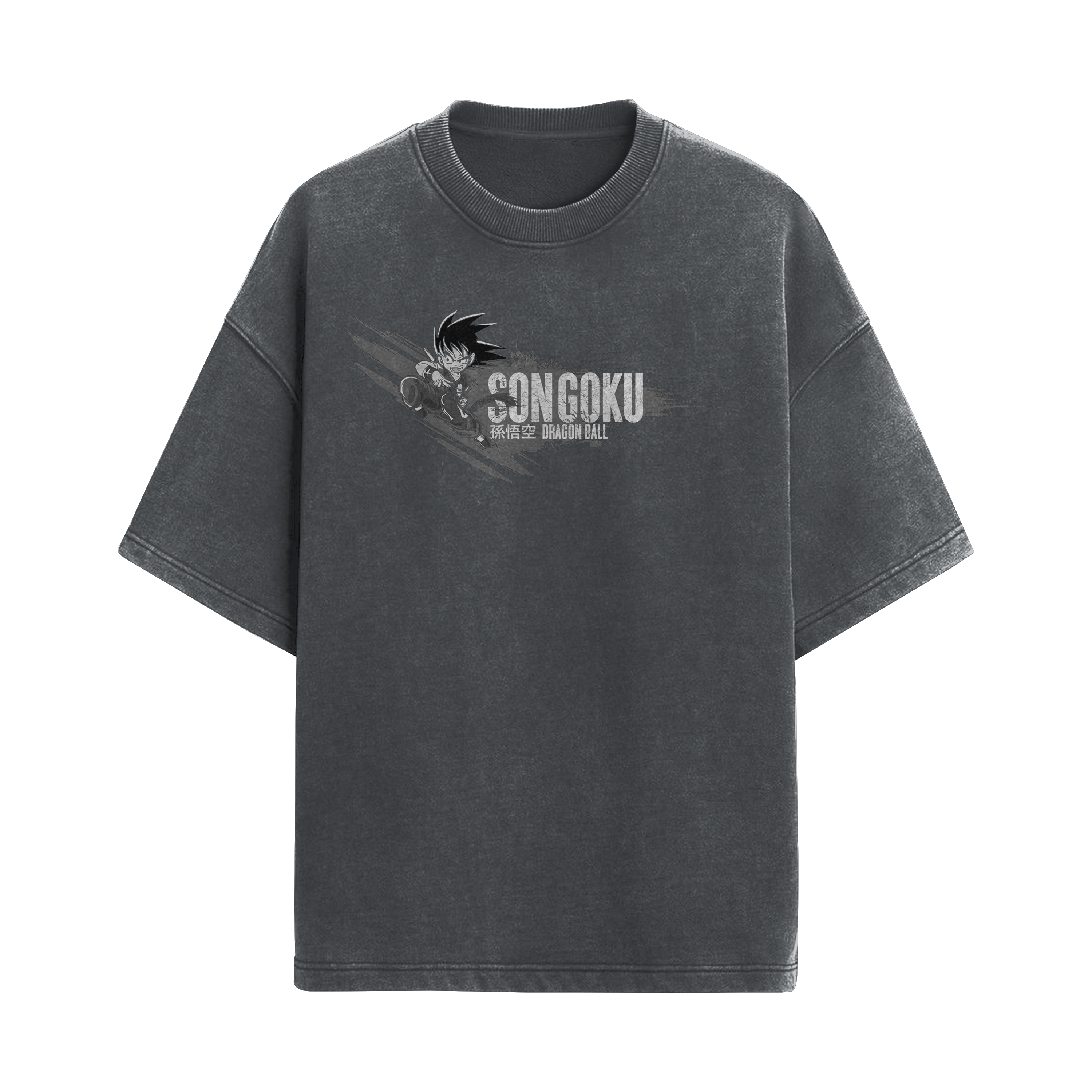Song Goku Blue Vintage Oversized T-Shirt