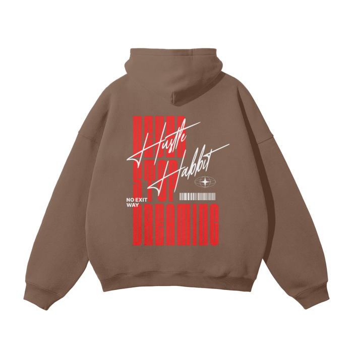 Hustle Habit Oversized Premium Fleece Hoodie