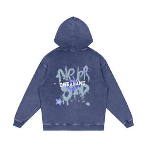 Never Stop Dreaming Vintage Oversize Hoodie