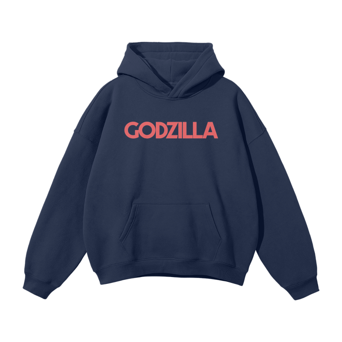 Godzilla Oversized Premium Fleece Hoodie