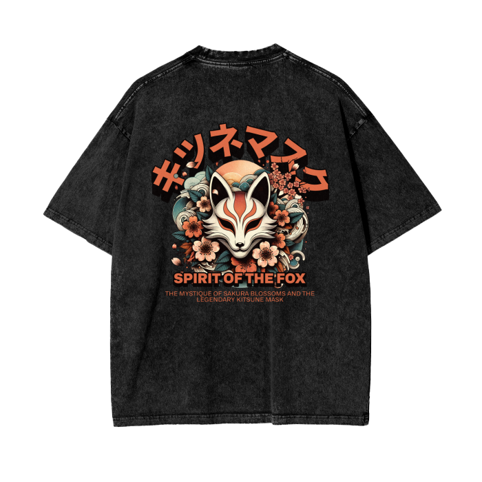 Spirit Of The Fox Vintage Oversize T-Shirt