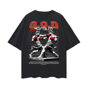 God Mentality Oversize Deep Drop Shoulder Tee