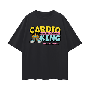 Cardio King Oversize Deep Drop Shoulder Tee