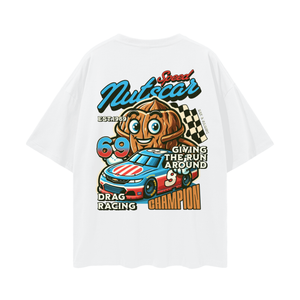 Speed Nutscar Oversize Deep Drop Shoulder Tee