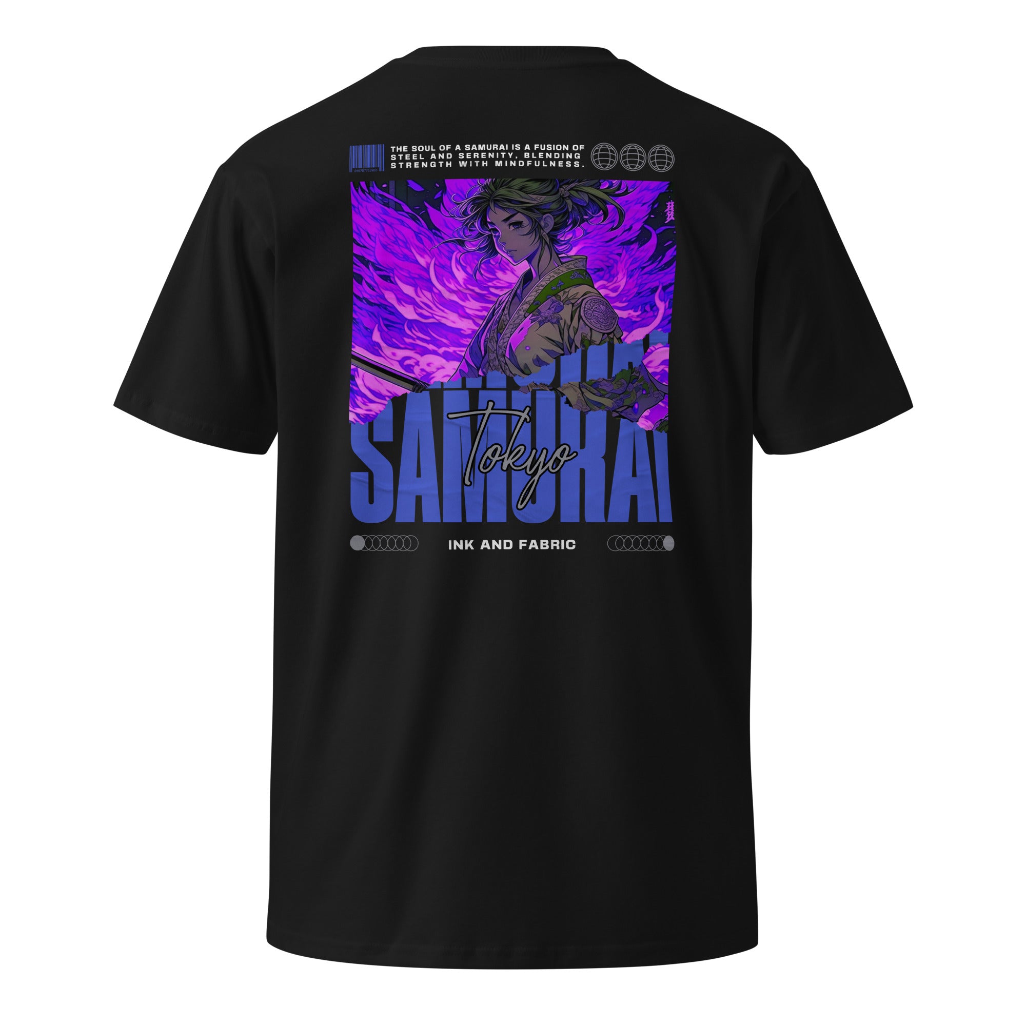 Tokyo Samurai Girl Premium T-Shirt